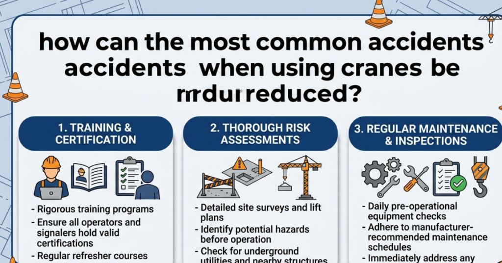 How Can the Most Common Accidents Which Occur When Using Cranes Be Reduced?