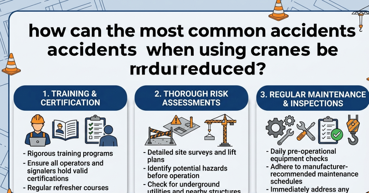 How Can the Most Common Accidents Which Occur When Using Cranes Be Reduced?