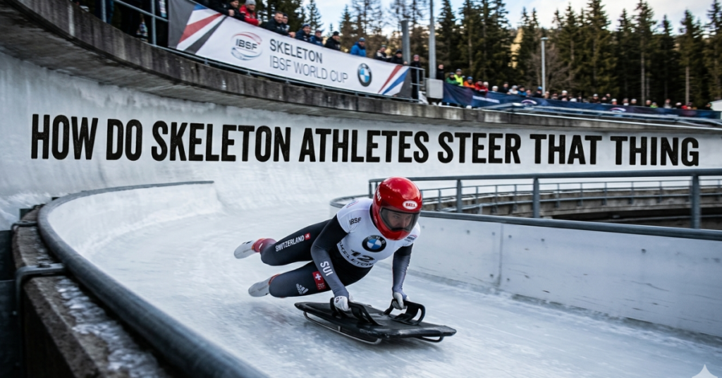How Do Skeleton Athletes Steer That Thing?