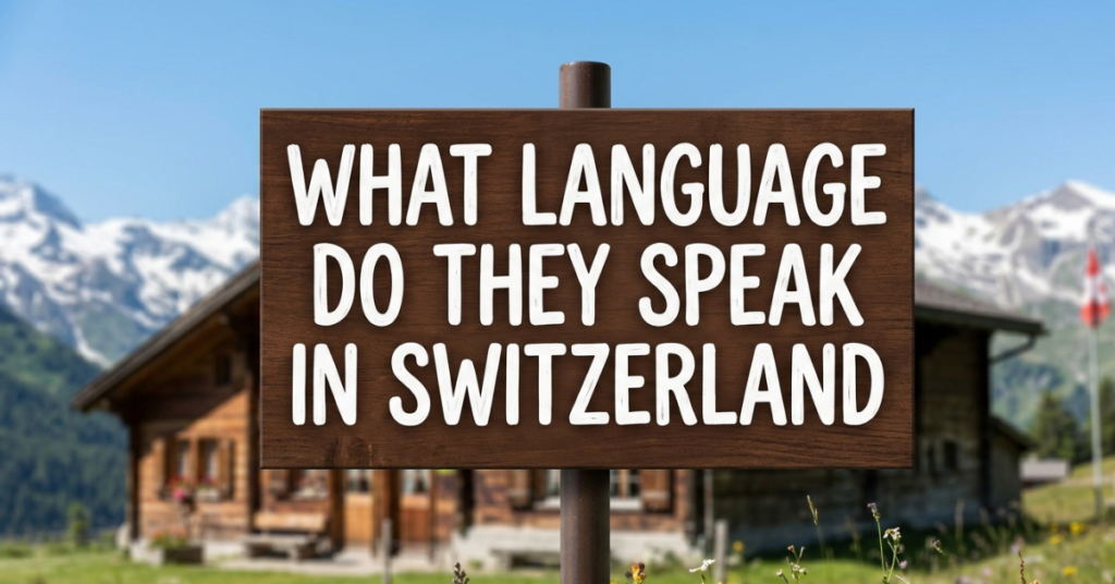 What Language Do They Speak in Switzerland?